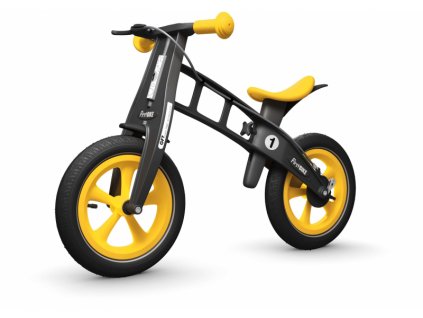 First Bike Odrážedlo s brzdou Limited Edition Yellow