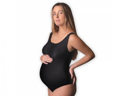 Carriwell Těhotenské plavky ČERNÉ, velikost XL