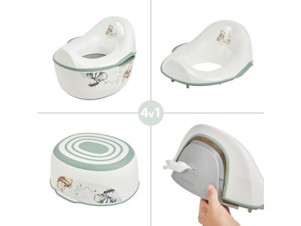 Keeeper Dětský nočník 4v1 "Winnie", Bílá -