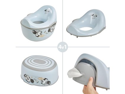 Keeeper Dětský nočník  4v1 "Mickey", Modrá