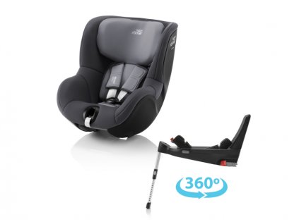 Britax Römer Autosedačka Dualfix 3 i-size Bundle Flex 5Z, Midnight Grey