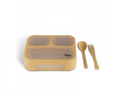 Citron Obědový box Petit Bento, Žlutý