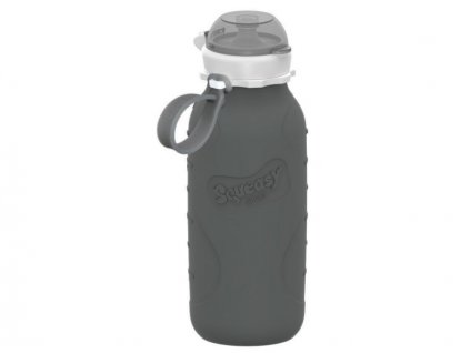 Silikónová láhev 480ml - sivá