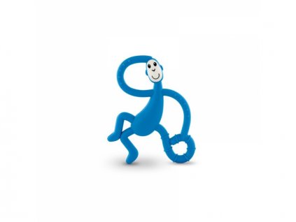 Dancing Monkey Teether, modrá - VÝPRODEJ DVOREČEK