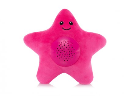Zopa Plyšová hračka Hvězdička s projektorem, Pink