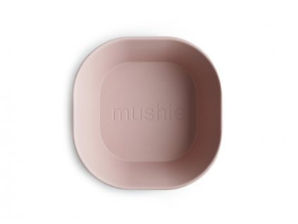 MUSHIE hranatá miska Blush 2ks