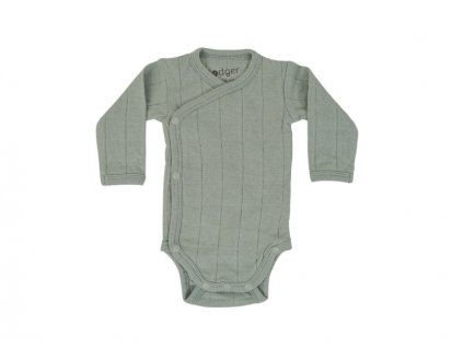 Lodger Romper LS Tribe Silt Green 56