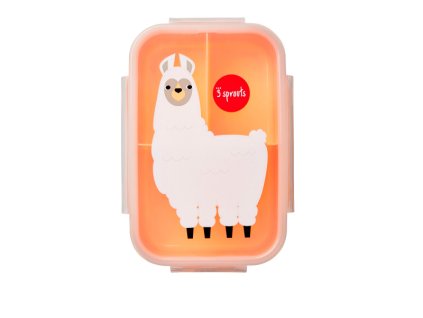 Krabička na jídlo Bento Llama Peach