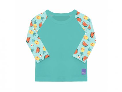 Bambino Mio Dětské tričko do vody s rukávem, UV 40+, Tropical, vel. S