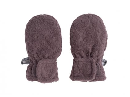 Lodger Mittens Folklore Fleece Mauve 0 - 12 měsíců