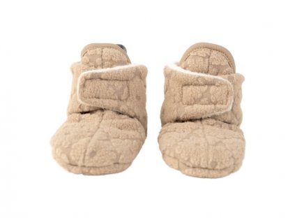 Lodger Slipper Folklore Fleece Beige 6 - 12 měsíců