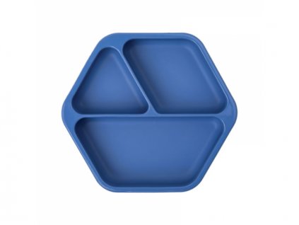 Tiny Twinkle Silikonový talířek - Blue
