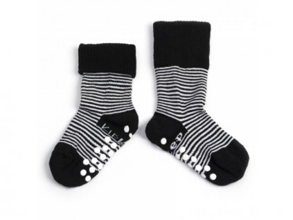 KipKep ponožky Stay-on-Socks ANTISLIP 12-18m 1pár Black