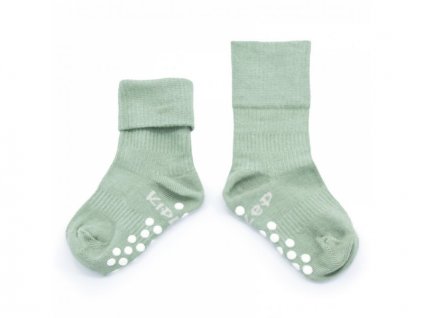 KipKep ponožky Stay-on-Socks ANTISLIP 12-18m 1pár Calming Green