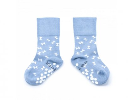 KipKep ponožky Stay-on-Socks ANTISLIP 12-18m 1pár Party Blue