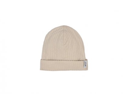 Lodger Beanie Seersucker Birch 6 - 12 měsíců