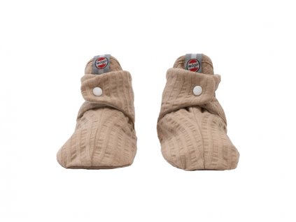 Lodger Slipper Seersucker Beige 3 - 6 měsíců