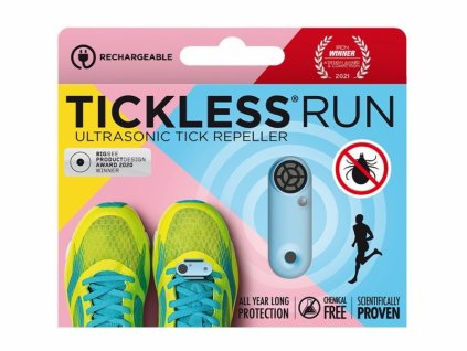 TICKLESS RUN - ultrazvukový odpuzovač klíšťat -Modrý