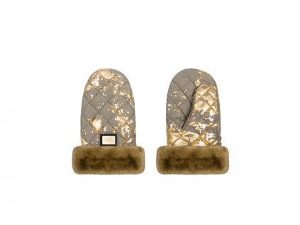 Rukavice Khaki Golden - VÝPRODEJ DVOREČEK