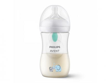 Philips AVENT Láhev Natural Response, ventil AirFree 260 ml, 1m+, slon