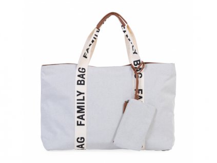 Childhome Cestovní taška Family Bag Canvas Off White