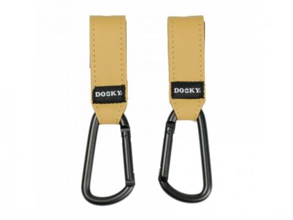 Dooky Háčky Buggy Hook SMALL 2ks Brown