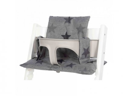 Dooky Výplň do židličky Seat Cushion Set Grey Stars