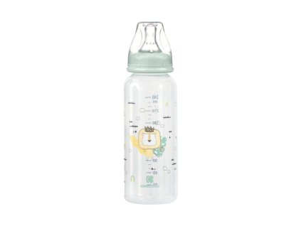 KikkaBoo Kojenecká láhev 240ml 3m+ Savanna Mint