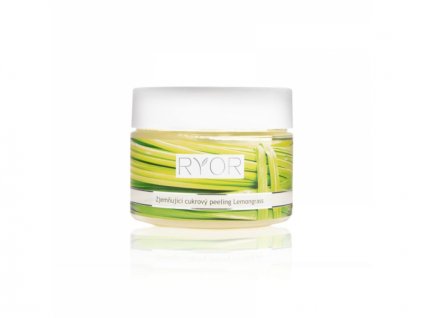 Zjemňující cukrový peeling Lemongrass