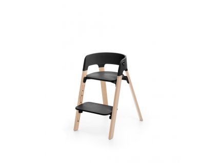 Stokke Židlička Steps™ Black Natural