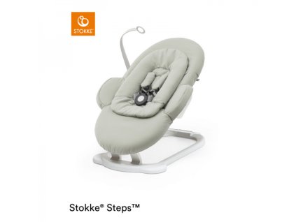 Stokke Lehátko Steps™ Soft Sage / White Chassis