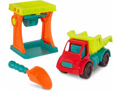 B-Toys Sada na písek se sklápěčkou - VÝPRODEJ DVOREČEK