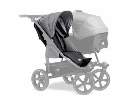 TFK DUO2 stroller seat prem. Grey, sportovní sezení