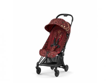 Cybex COYA MATT BLACK ROCKSTAR Rosenrot Red|dark red