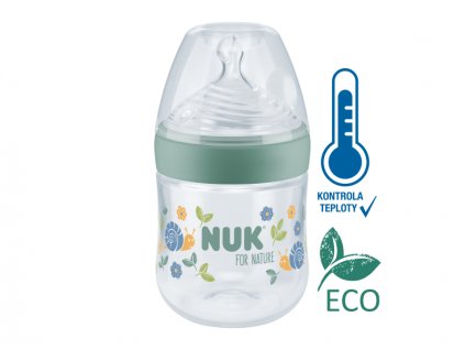NUK for Nature láhev s kontrolou 
teploty 150 ml
