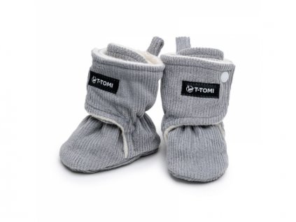 T-TOMI Capáčky Grey (3-6 měsíců) WARM