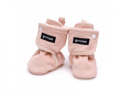 T-TOMI Capáčky Pink (0-3 měsíce) WARM