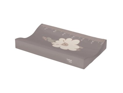31738 5 prebalovaci podlozka dvoustranna bebe jou farm friends 72x44 cm v barve cappuccino s motivem ovecek
