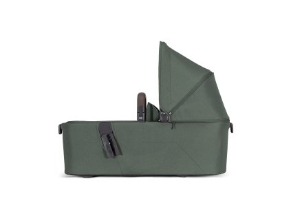 Joolz Aer2 Cot Side View stand alone Forest Green