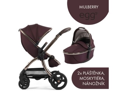 babystyle egg3 set 2 v 1 mulberry 2025