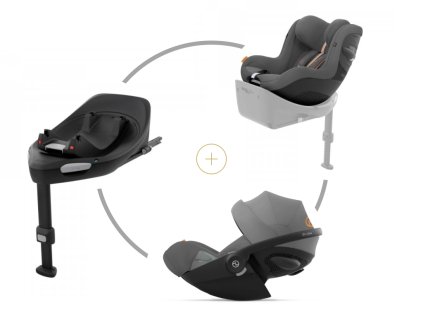 cybex set baze g sirona g cloud g autosedacky lava grey mid grey