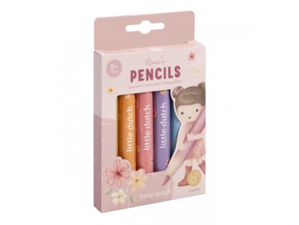 Little Dutch Pastelky 6 ks Rosa