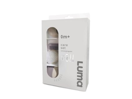 32586 7 sada pro peci luma almond mandlove bezova obsahuje koupaci teplomer manikuru hreben a kartac