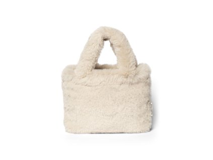 STUDIO NOOS Faux Fur Mini Handbag | Natural