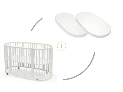 stokke set sleepi v3 white