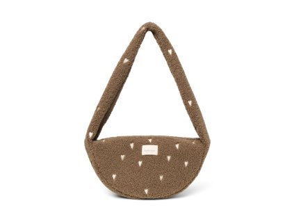 STUDIO NOOS Teddy Mini Cross Body Bag | Brown Hearts