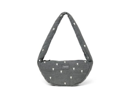 STUDIO NOOS Denim Mini Cross Body Bag | Grey Hearts