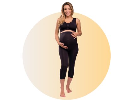 4950 seamless 3 4 maternity support leggings 4