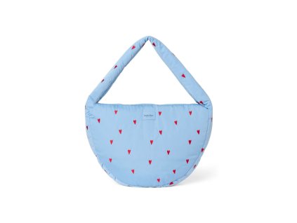 STUDIO NOOS Puffy Cross Body Bag | Light Blue Hearts