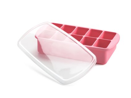Melii Silikonová mrazící forma na příkrmy - růžová